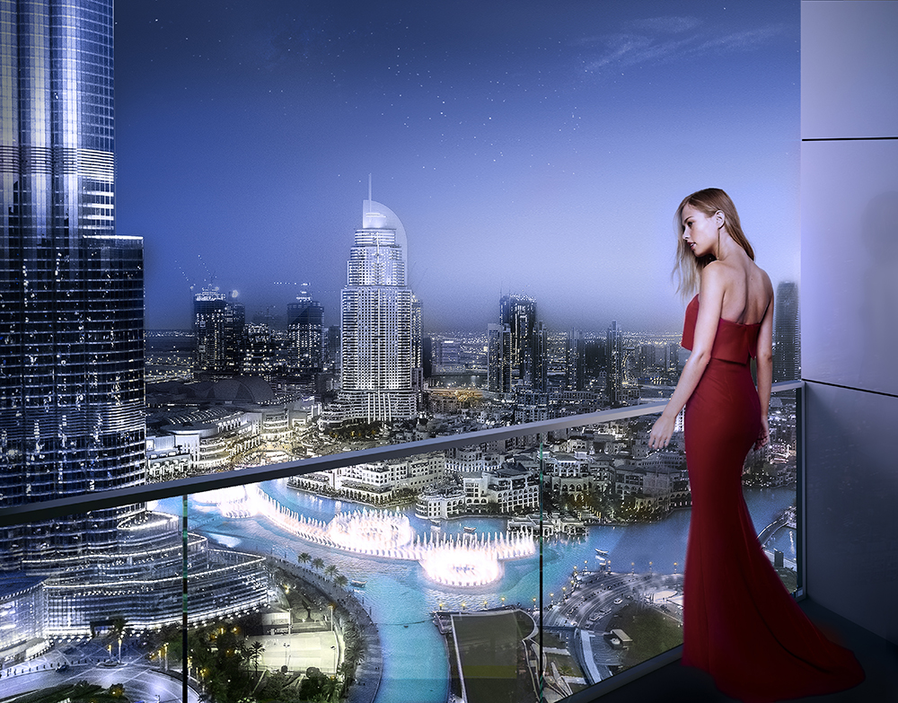 EMAAR Downtown Development Mixed-Use Towers, Dubai, UAE